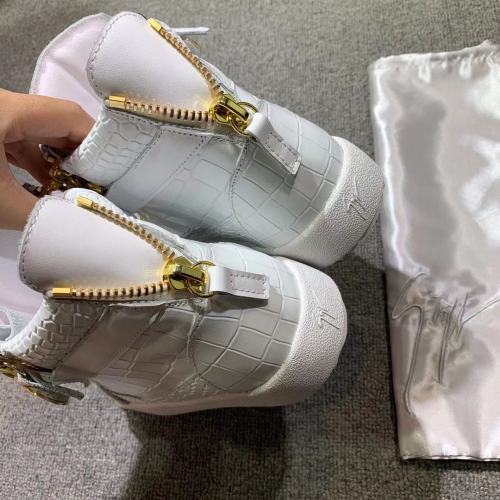 Giuseppe Zanotti Mens Shoes Luxury Brand High Top Sneakers Coby