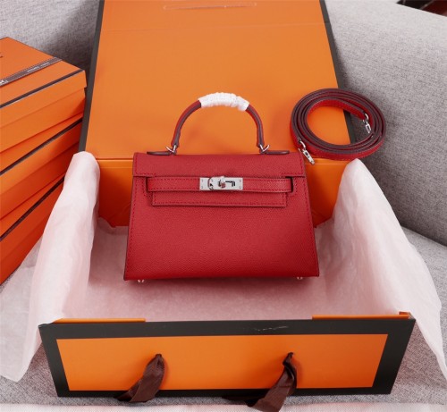 Hermes Womens Bags Handbags Luxury Brand Fashion Hermès Kelly Mini Kelly Second Generation Totes