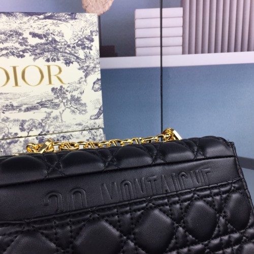 Dior Womens Bags Crossbody Bag LARGE DIOR CARO BAG Luxury Brand Cannage Calfskin with Original Box