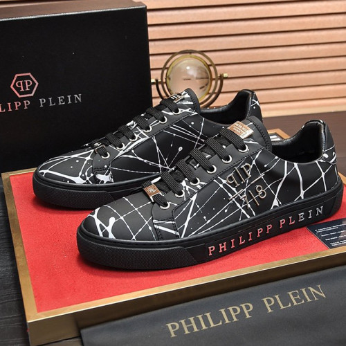 Philipp Plein Men Shoes Sneakers Low Top Sneaker Fashion Design Luxury Brand with Original Box