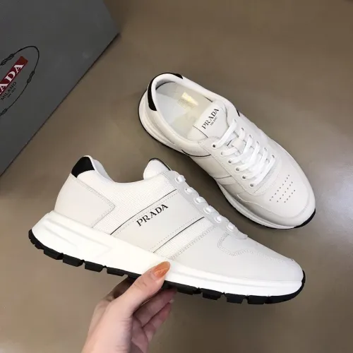 Prada Mens Shoes Sneakers Casual Shoes for Men Luxury Brand Breathable Fashion Sneakers with Original Box