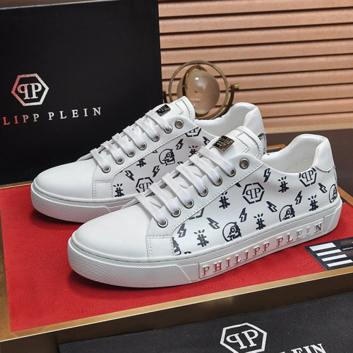 Philipp Plein Men Shoes Sneakers Low Top Sneaker Fashion Design Luxury Brand with Original Box