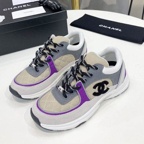 Chanel Mens Shoes Sneakers Luxury Brand Sports Shoes Breathable Design with Original Box