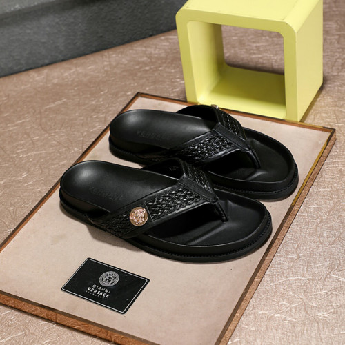Versace Men Shoes Luxury Designer Greca Sandals