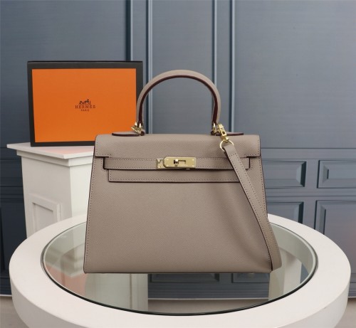Hermes Womens Bags Handbags Luxury Brand Fashion Hermès Kelly 25cm 28cm K25 K28 Size Tote