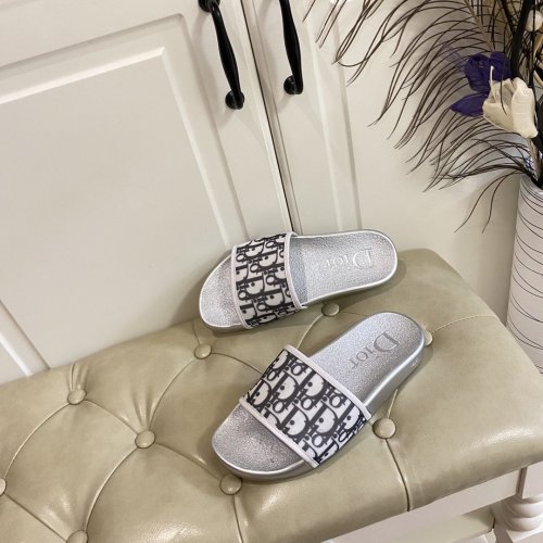 Dior Men Womens Shoes Slide Sandals