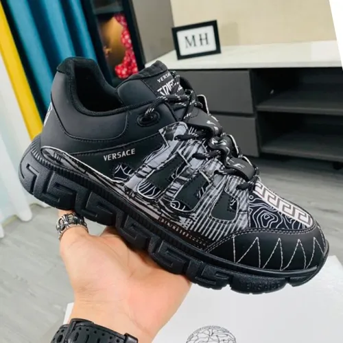 Versace Women Shoes Fashion Design Luxury Brand TRIGRECA SNEAKERS with Original Box