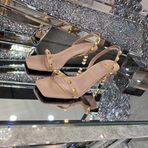 Valentino Womens Shoes Rockstud Sandals 6.5cm