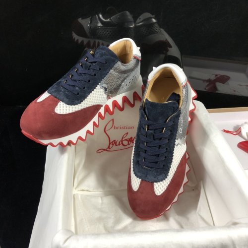 Christian Louboutin Womens Shoes Sneakers Luxury Brand with Original Box Fashion Sneakers