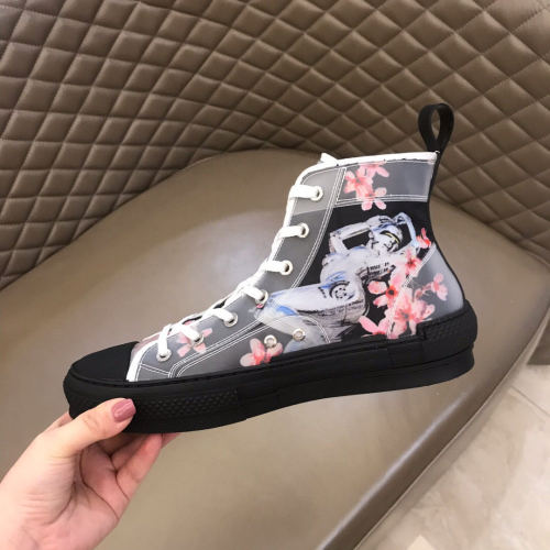 Dior Womens Mens Shoes Sneakers Luxury Brand Unisex Design B23 High-Top Sneaker with Box