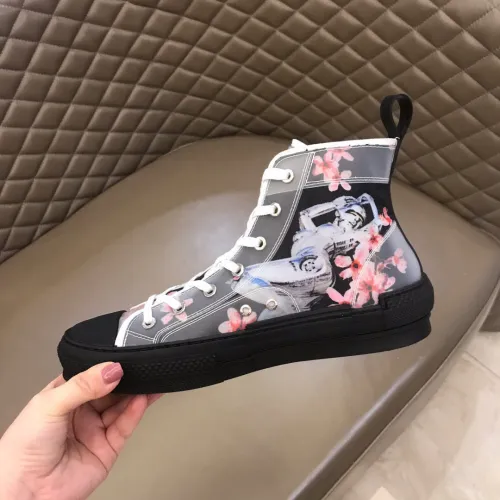 Dior Womens Mens Shoes Sneakers Luxury Brand Unisex Design B23 High-Top Sneaker with Box