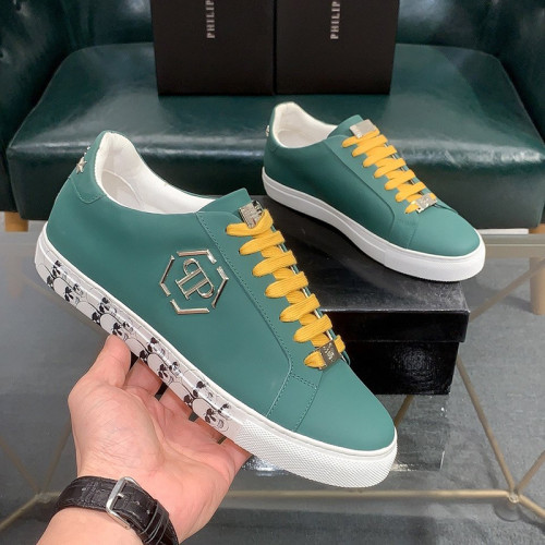 Philipp Plein Men Shoes Low Top Sneaker Fashion Design Luxury Brand