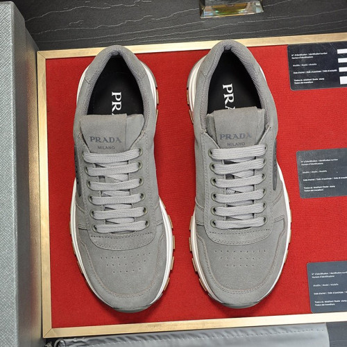 Prada Mens Shoes Sneakers Casual Shoes for Men Luxury Brand Breathable Fashion Sneakers with Original Box