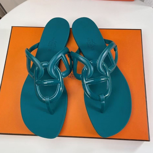 Hermes Womens Shoes Egerie Slippers Sandals Casual Fashion Sandals Luxury Brand with Original Box