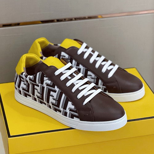 Fendi Mens Shoes Fashion Sneakers Luxury Brand Casual Shoes for Men with Original Box