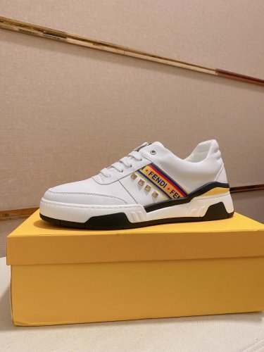 Fendi Mens Shoes Fashion Sneakers Luxury Brand Casual Shoes for Men with Original Box