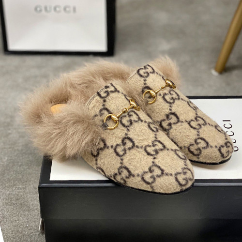 Gucci Womens Shoes Casual Loafers Design Luxury Brand Leather Princetown with Original Box