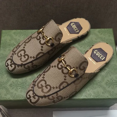 Gucci Womens Shoes Casual Loafers Design Luxury Brand Leather Princetown with Original Box