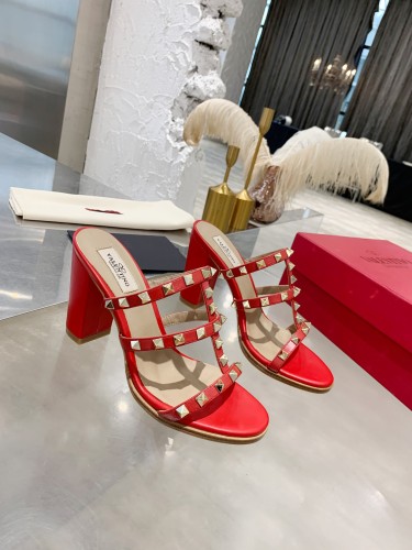 Valentino Women Shoes Mule Flip Flop Sandals ROMAN STUD SLIDE SANDAL IN QUILTED NAPPA with Original Box Luxury Brand
