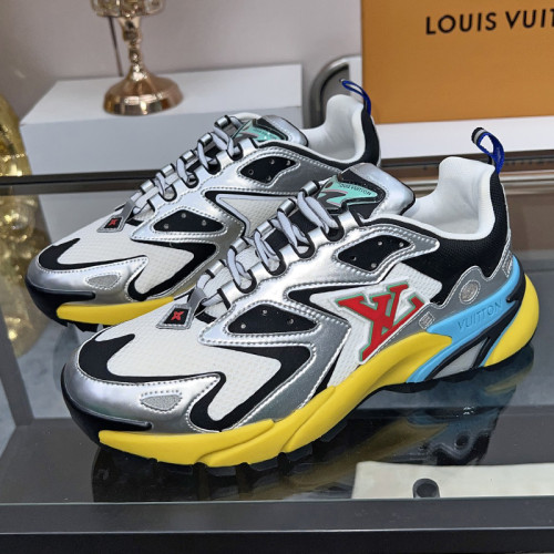 Louis Vuitton Men Shoes Fashion Sneakers Luxury Brand Mens LV RUNNER TATIC SNEAKER with Original Box 1A9TVP