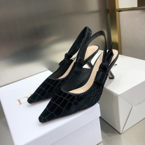 Dior Womens Shoes Sandals Fashion Pumps Luxury Brand D-Doll Quake Oblique J'ADIOR PUMP with Original Box