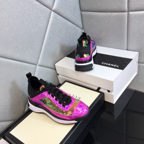 Chanel Men Womens Shoes Sneakers Luxury Brand Design