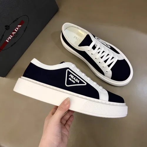 Prada Mens Shoes Sneakers Casual Shoes for Men Luxury Brand Breathable Fashion Sneakers with Original Box