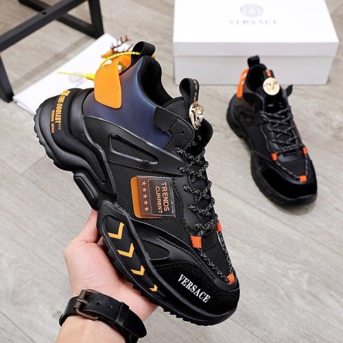 Versace Men Shoes Sneakers Fashion Design Luxury Brand