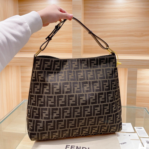 Fendi Womens Bags Shoulder Bags Luxury Brand FENDI Way MEDIUM leather bag