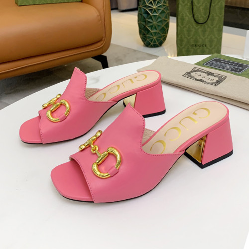 Gucci Womens Shoes Sandals Casual Design Luxury Brand Classic Leather Women's slide sandal with Horsebit with Original Box 655412 BKO00 9022