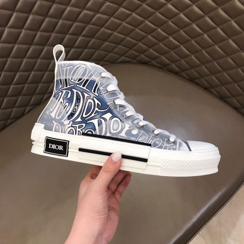 Dior Womens Mens Shoes Sneakers Luxury Brand Unisex Design B23 High-Top Sneaker with Box