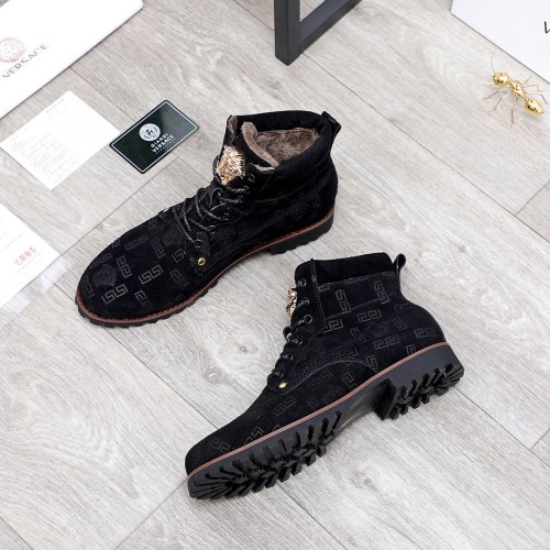 Versace Men Shoes Boots Fashion Design Luxury Brand