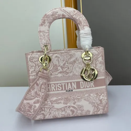 Dior Womens Bags Handbags Luxury Fashion Dior MEDIUM LADY D-LITE BAG with Original Box