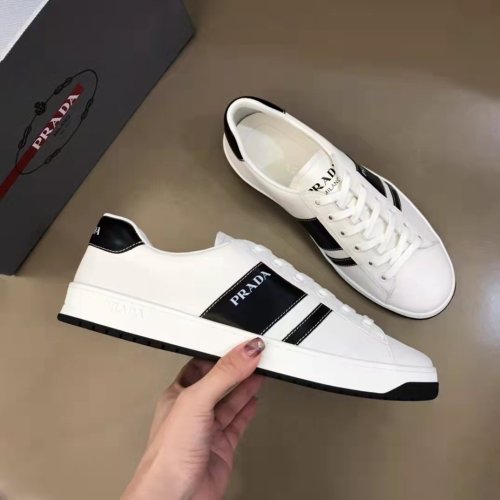 Prada Mens Shoes Sneakers Casual Shoes for Men Luxury Brand Breathable Fashion Sneakers with Original Box