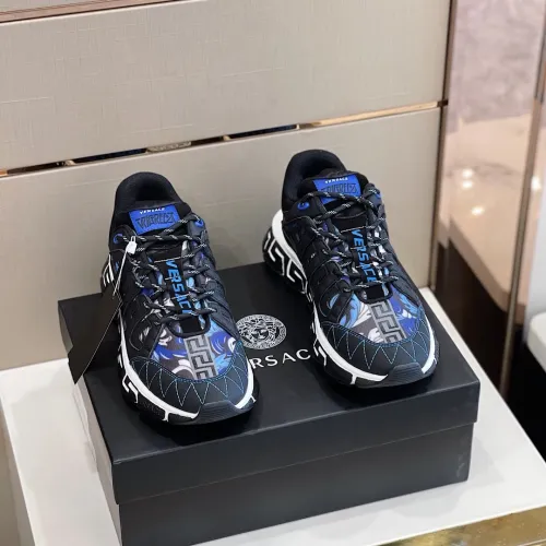 Versace Mens Shoes Sneakers Fashion Design Luxury Brand TRIGRECA SNEAKERS with Original Box