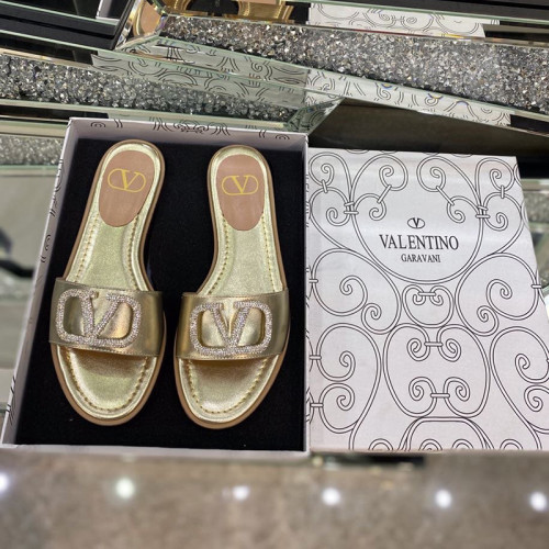 Valentino Womens Shoes Flat Mule Sandals
