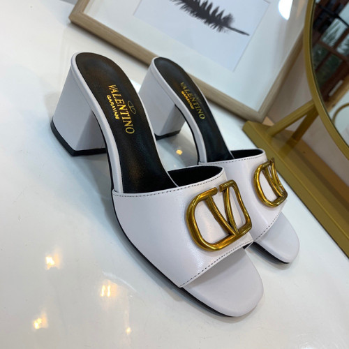 Valentino Womens Shoes Vlogo Sandals Mid Heels Mule