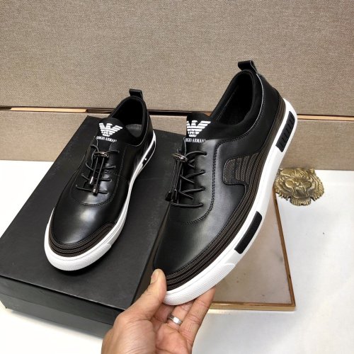 Armani Men Shoes Sneakers Fashion Design Luxury Brand Design