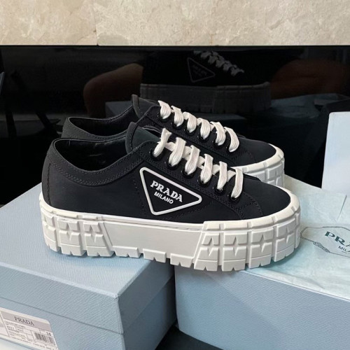 Prada Womens Shoes Sneakers Lace-Up Luxury Brand Fashion Sneakers for Women with Original Box
