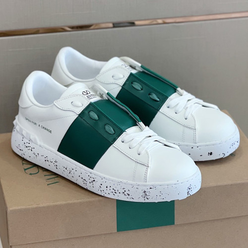 Valentino Men Shoes Fashion Design Luxury Brand OPEN SNEAKER WITH VLTN PRINT with Original Box WY0S0830BLUA01