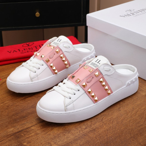 Valentino Womens Shoes Fashion Design Luxury Brand OPEN SNEAKER WITH VLTN PRINT with Original Box WY0S0830BLUA01