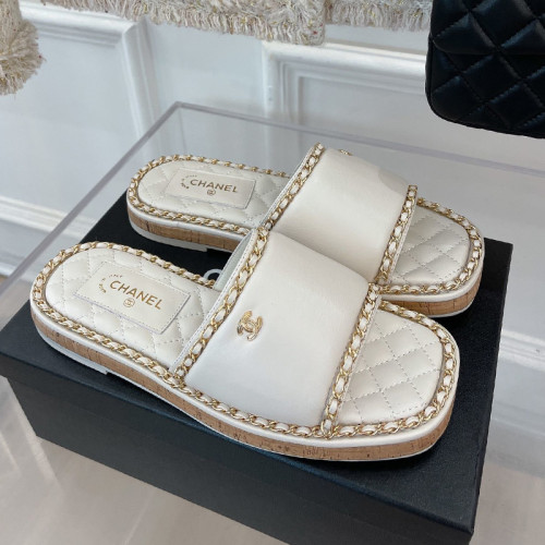 Chanel Womens Shoes Sandals Slippers Luxury Brand Design with Original Box
