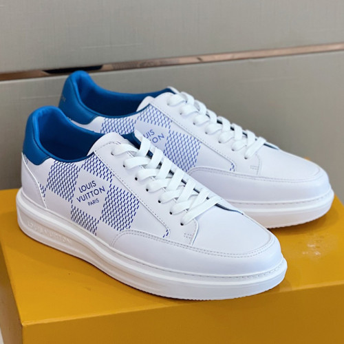 Louis Vuitton Men Shoes Fashion Sneakers RIVOLI Beverly Hills SNEAKER Luxury Brand Casual Shoes with Original Box