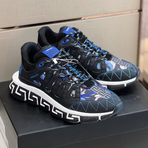 Versace Mens Shoes Sneakers Fashion Design Luxury Brand TRIGRECA SNEAKERS with Original Box