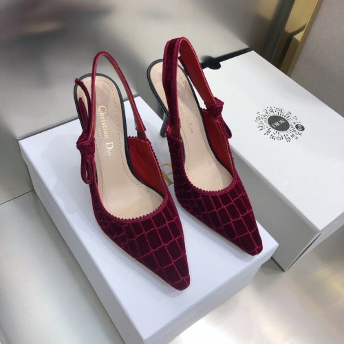 Dior Womens Shoes Sandals Fashion Pumps Luxury Brand D-Doll Quake Oblique J'ADIOR PUMP with Original Box