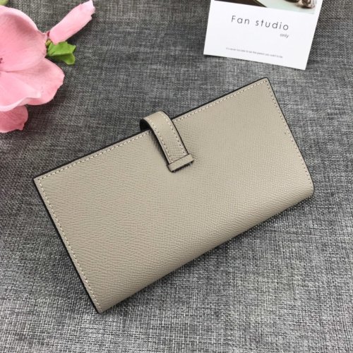 Hermes Womens Mens Wallets Purse Bearn Clutch Leather Design Coin Bag with Original Box