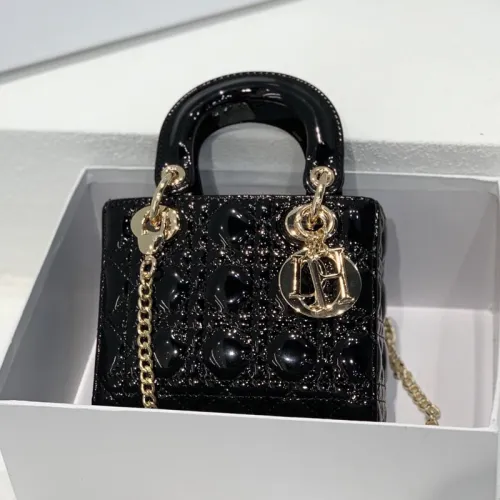 Dior Womens Bags Handbags Luxury Fashion LADY DIOR D-LITE BAG with Original Box