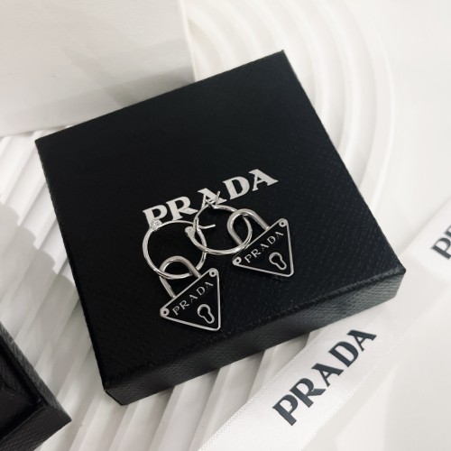 Prada Luxury Men Womens Earrings B891