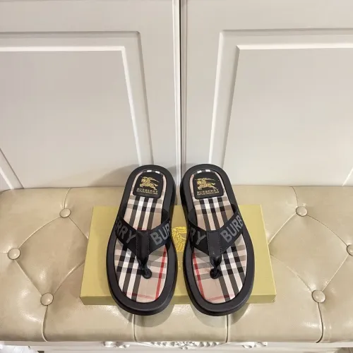 Burberry Mens Shoes Leather Flip-Flops