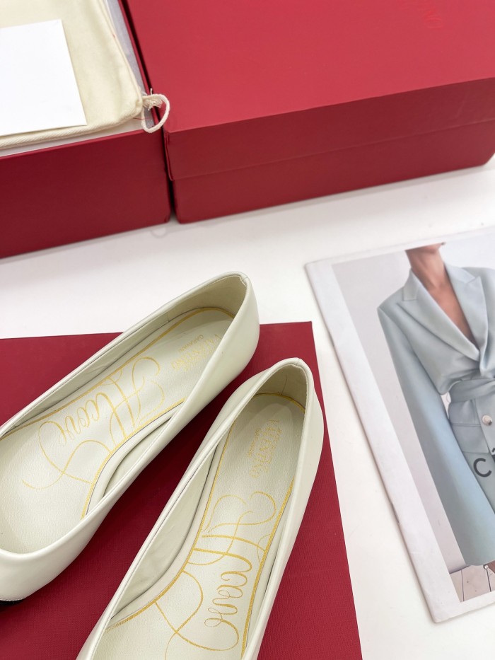 Valentino Womens Shoes ROCKSTUD SLINGBACK PUMP WITH SCULPTED HEEL IN KIDSKIN with Original Box